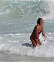 Girl's bikini accident