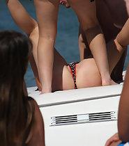 Sluts twerking on a boat party