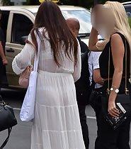 White dress is just too transparent