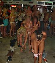 Naked on a party