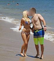 Sweet beach couple