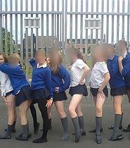 Slutty schoolgirls mix