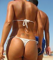 Stunning tanned beach body