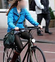 Hot girls on bicycles
