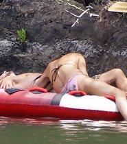 Sex caught on river boat