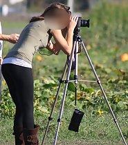 Sexy photographer gets photographed