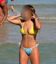 Sensational beach girl