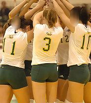 Teenage volleyball girls