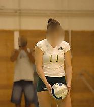 Teenage volleyball girls