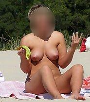 Interesting young nudist girl