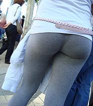 Butts in tight pants
