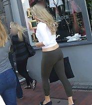Blonde in sexy tights