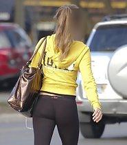 Asses in tights