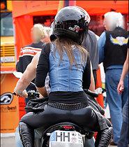 Sexy moto girl