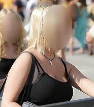Incredible big tits of pretty blonde