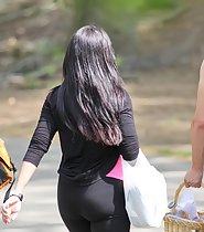 Ass in tight spandex