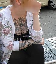 Incredible big tattooed boobs