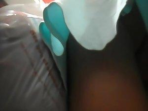 Checking her out at a fast food place Picture 2