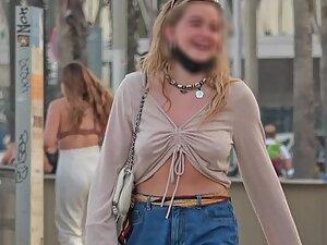 Her top is like pockets for her tits without a bra Picture 6