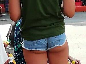Hottest ass in tiniest shorts ever