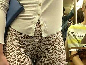 Hot front and back in animal pattern leggings Picture 8