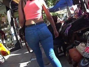 Jeans are so tight that you can imagine her naked Picture 3