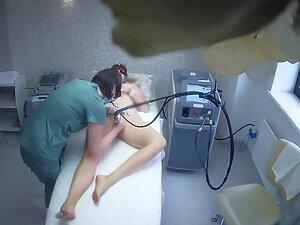 Spying on pointless hair removal of hairless pussy Picture 4