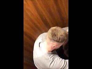 It is too late when they notice the voyeur watching them fuck Picture 1