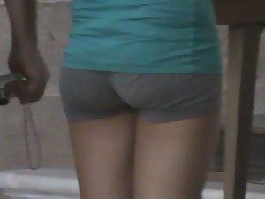Cameltoe of young tourist Picture 7