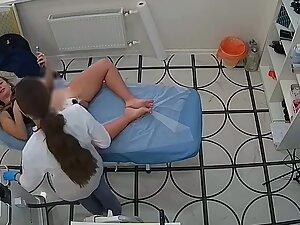 Spying on tiny pussy during hair removal treatment Picture 4