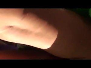 Peeping under a green skirt Picture 3