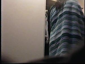 Voyeuring a hot woman as she dresses Picture 2