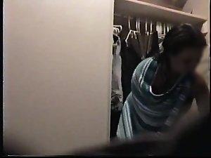 Voyeuring a hot woman as she dresses Picture 3