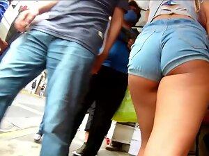 She is like a walking wet dream in those shorts Picture 3