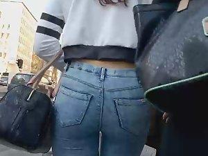 Redhead shorty got an amazing ass