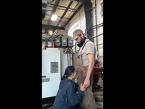 Mechanic fucks girlfriend at the workplace Picture 2