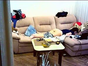 Housewife caught by hidden cam during long masturbation Picture 4