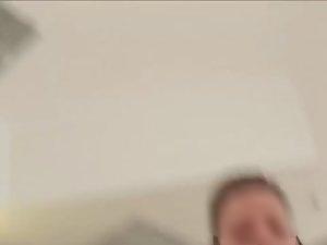 Secretly watching upskirt of gorgeous girl in shoe store Picture 4