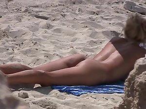 Sand goes inside hot ass and pussy Picture 2