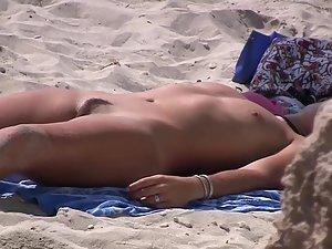 Sand goes inside hot ass and pussy Picture 3