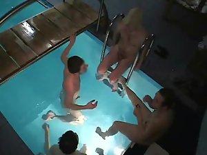 Peep on neighbors having a pool orgy Picture 5