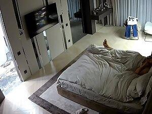 Spying on blonde milf showering in front of uninterested husband Picture 7