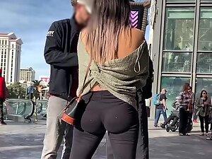 Latina's epic ass gets a lot of attention from guys