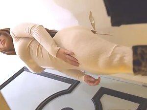 Luxurious sex bomb caught naked while trying new clothes Picture 4