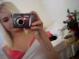Stupid chick films herself showing off Picture 3