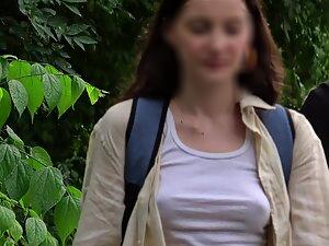 Yummy small tits and puffy nipples without a bra Picture 2