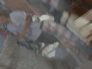 Tourist girl wears slutty shorts on family trip Picture 6