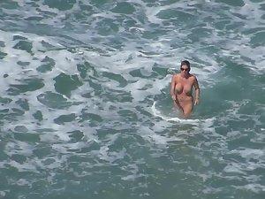 Sexy mermaid with big fake boobs Picture 5