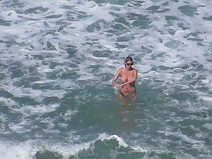 Sexy mermaid with big fake boobs Picture 8