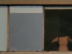 Peeping on busty woman getting a hug Picture 8